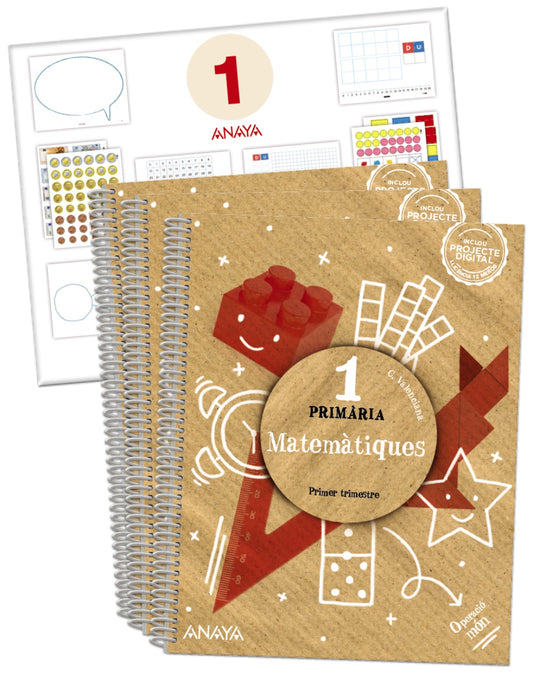 Matemàtiques 1. (Incluye material manipulativo)