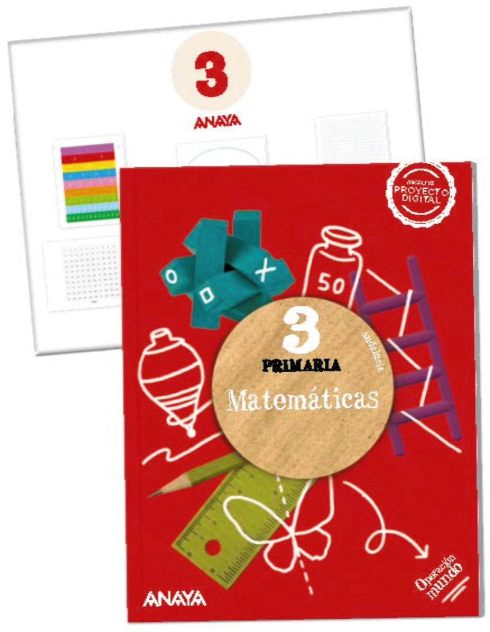 Matemáticas 3. (Incluye material manipulativo)