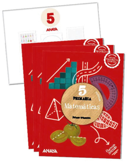 Matemáticas 5. (Incluye material manipulativo)