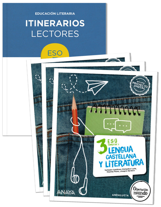 Lengua y Literatura 3. (Trimestres + Itinerarios lectores)