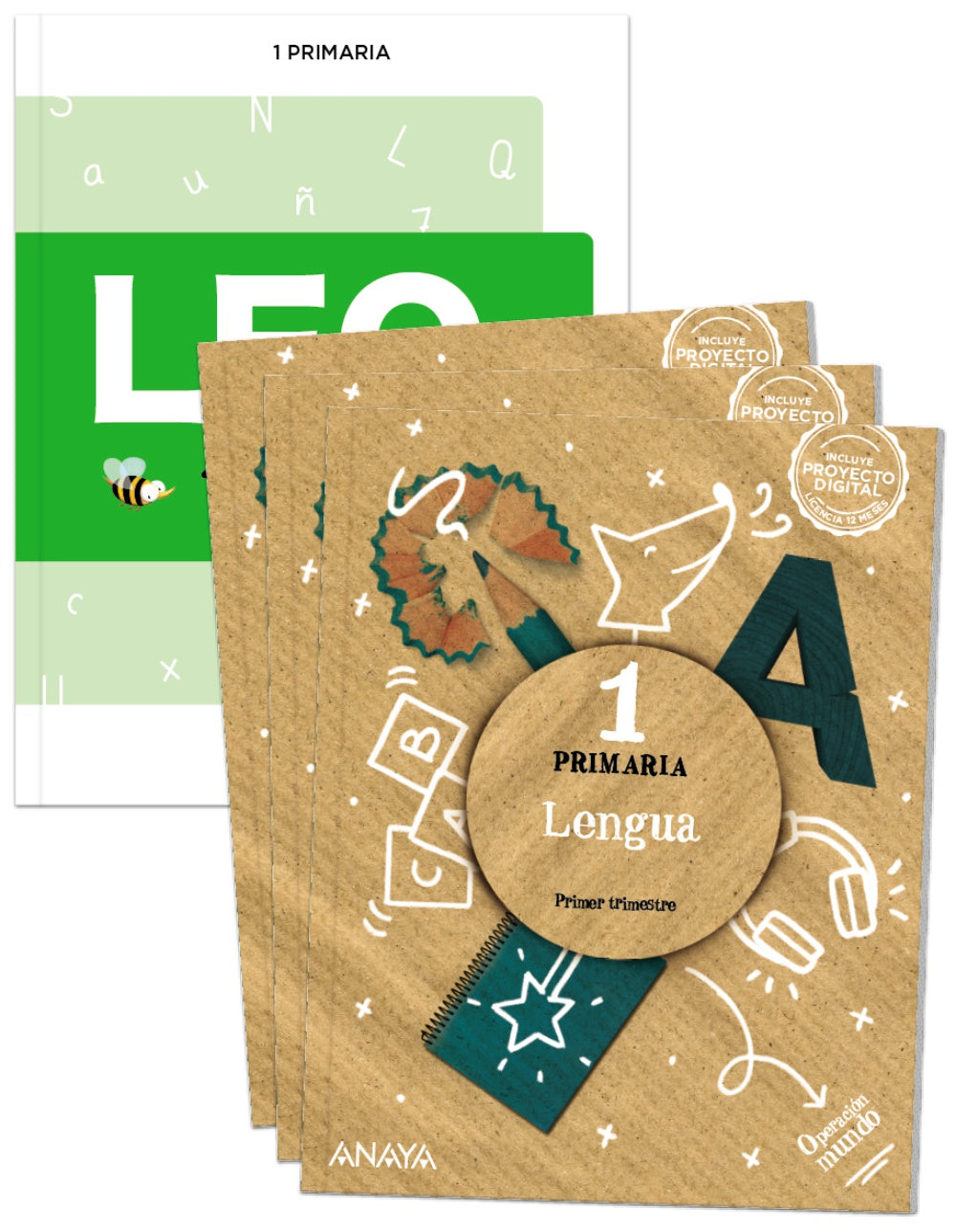Lengua 1. + Leo bien 2022.