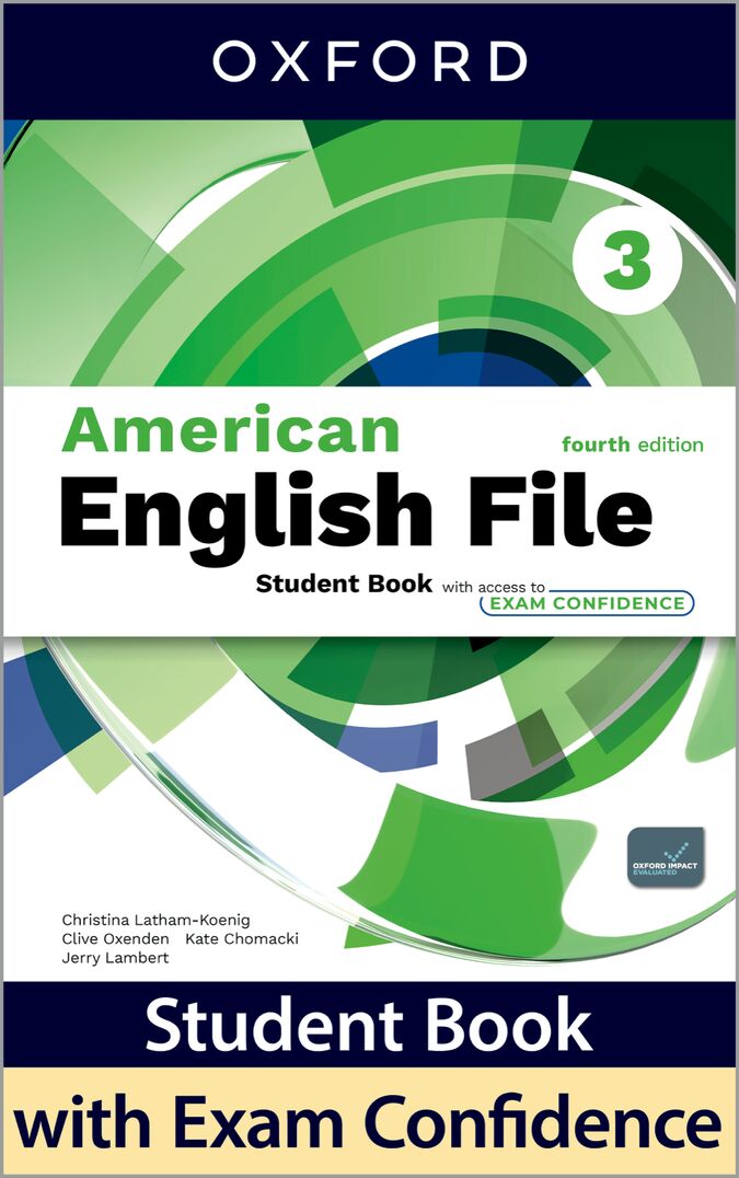 American English File 4th Edition 3. Student's Book with Access to Skills Confidence