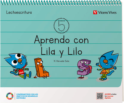 APRENDO CON LILA Y LILO CUADERNO 5