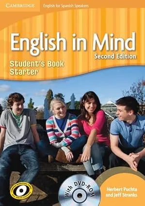 ENGLISH IN MIND FOR SPANISH SPEAKERS STARTER LEVEL STUDENT'S BOOK WITH DVD-ROM