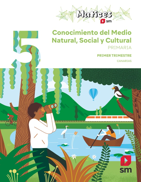 Conocimiento del Medio Natural, Social y Cultural. 5 Primaria. Trimestres. Matices. Canarias