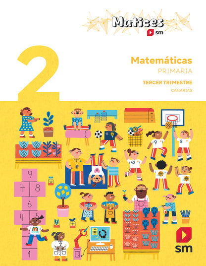 Matemáticas. 2 Primaria. Trimestres. Matices Canarias