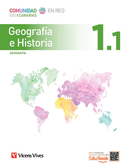 Geografía e Historia 1 (1.1-1.2) Canarias. (CeR)