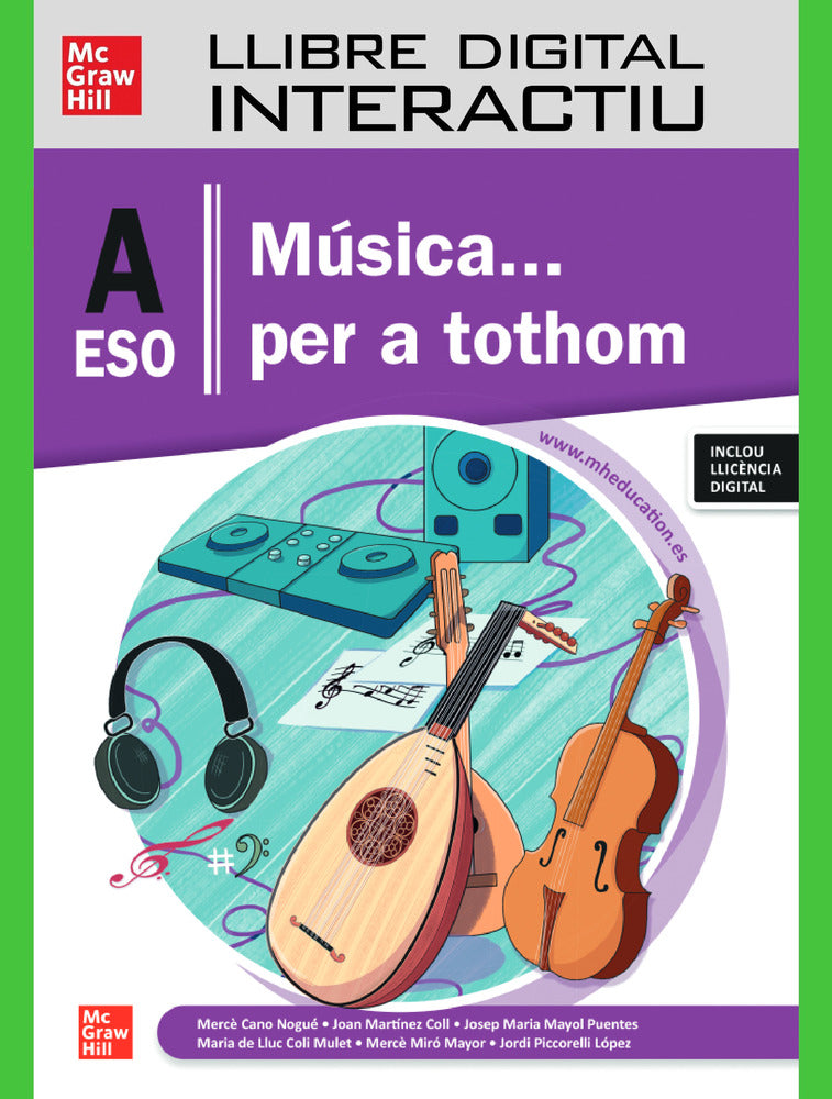 Llibre digital interactiu Música... per a tothom ESO A