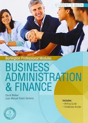 BUSINESS ADMINISTRACIÓN & FINANCE STUDENTS BOOK