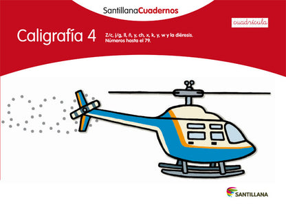 CALIGRAFIA 4 CUADRICULA SANTILLANA CUADERNOS