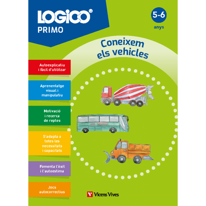 Logico Primo. Coneixem els vehicles (5-6 anys) 16 fitxes