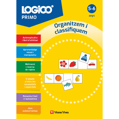 Logico Primo. Organitzem i classifiquem (5-6 anys) 16 fitxes