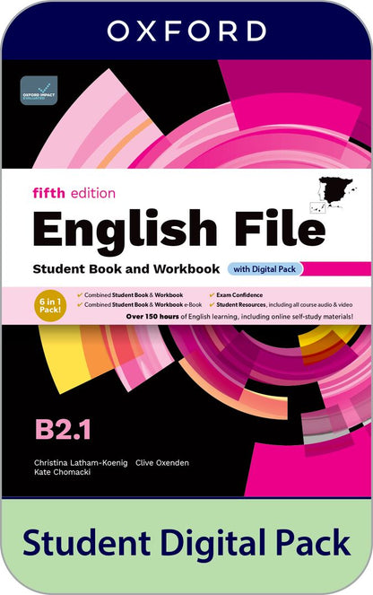 English File 5th Edition B2.1. Student's Book and Workbook and digital without Key Pack