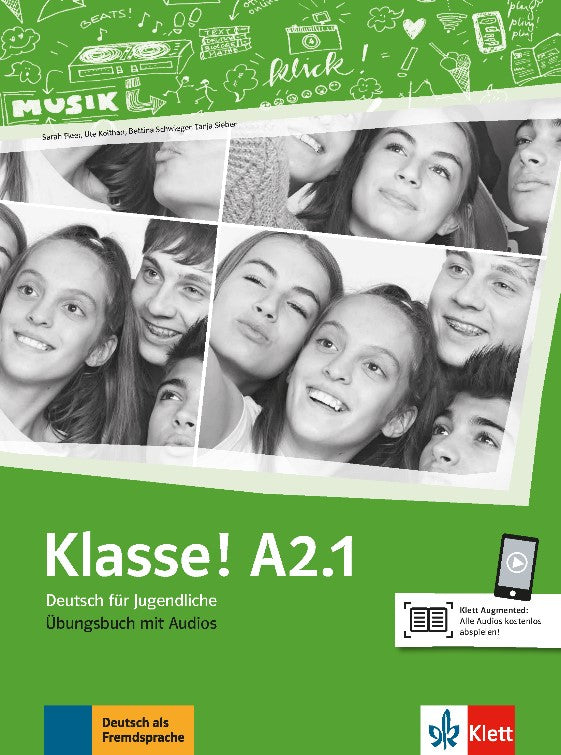 Klasse! a2.1, libro de ejercicios + audio + video