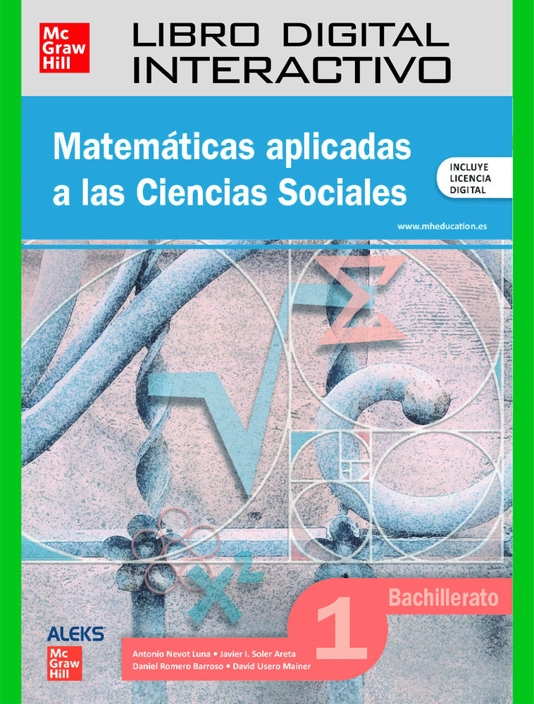 Libro digital interactivo Matemáticas Aplicadas a las Ciencias Sociales 1º Bachillerato