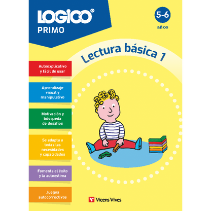 Logico Primo. Lectura básica 1. (5-6 años) 16 fichas